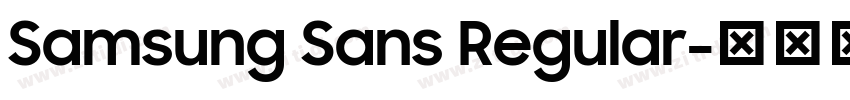 Samsung Sans Regular字体转换